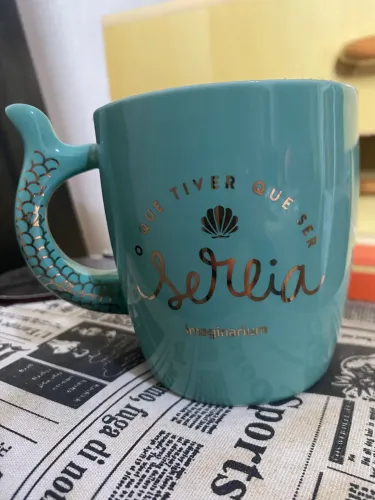 Caneca Se Tiver Que Ser Sereia Imaginarium
