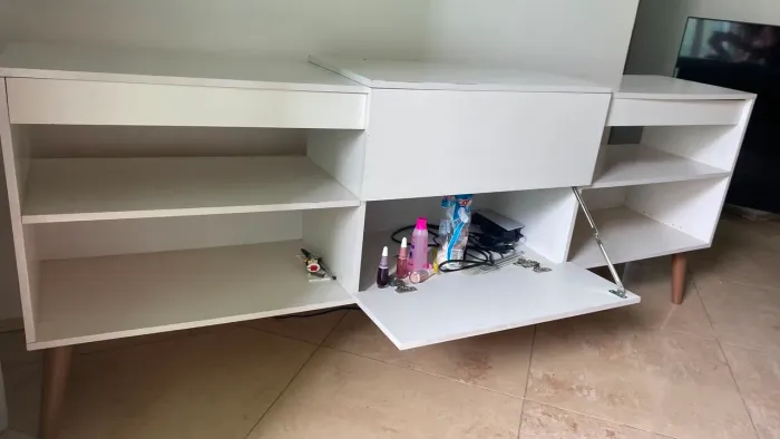 Rack para TV branco