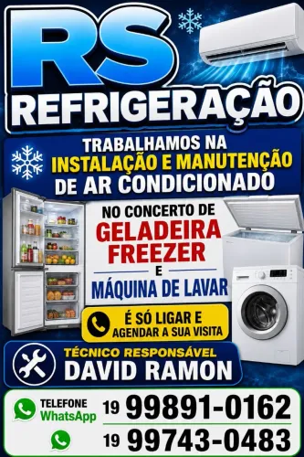 Trabalhamos na instalação e manutenção de ar condicionado.