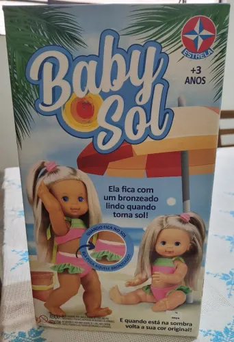 Boneca Baby Sol Estrela Relançamento