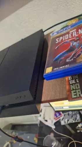 PlayStation 4 Fat 500GB + Spider-Man Mídia Física | Funcionando Perfeitamente