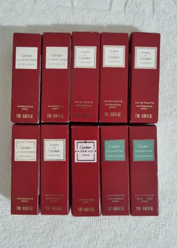 Kit de Flaconetes Cartier 2ml