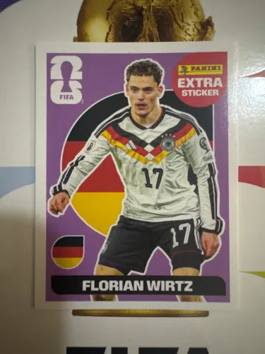FIGURINHA PANINI EXTRA STICKER - FLORIAN WIRTZ (ALEMANHA) | COPA DO MUNDO 2026