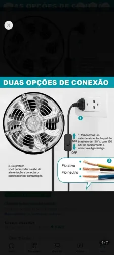 Exaustor 110v novo