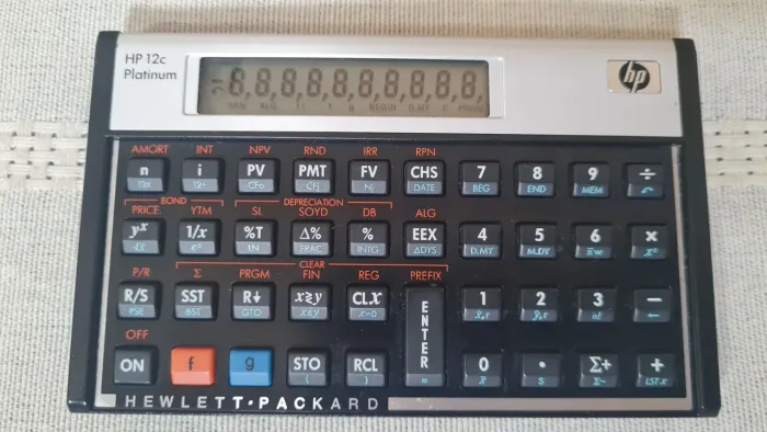 Calculadora HP12c Platinum zerada