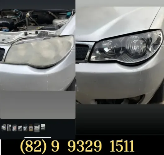 LIMPEZA E REVITALIZAÇÃO DE FAROIS AUTOMOTIVO