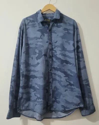 Camisa Estampada Camuflada Khelf tamanho XXG