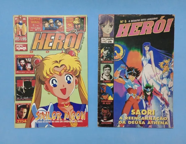 Lote duas revistas Herói antigas