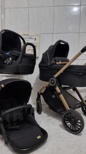 Carrinho de bebê 4 em 1 luxo