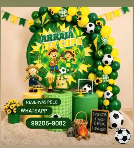 A decoração da sua festa você encontra aqui