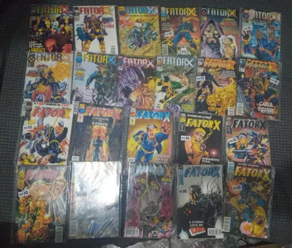 FATOR X 1-22 COLEÇÃO COMPLETA (Ed. Abril, 1997-1998)