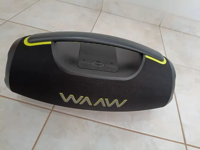 Caixa de som Alok WAAW hipoerbom 1000 