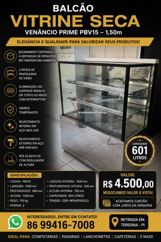 Balcão expositor 1,50M