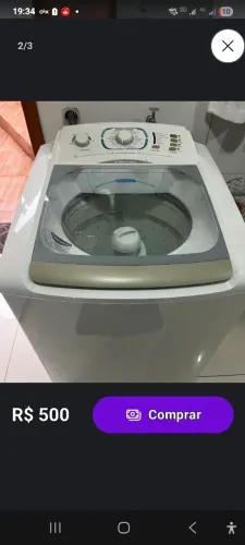 Máquina de lavar roupa Eletrolux 12 kg