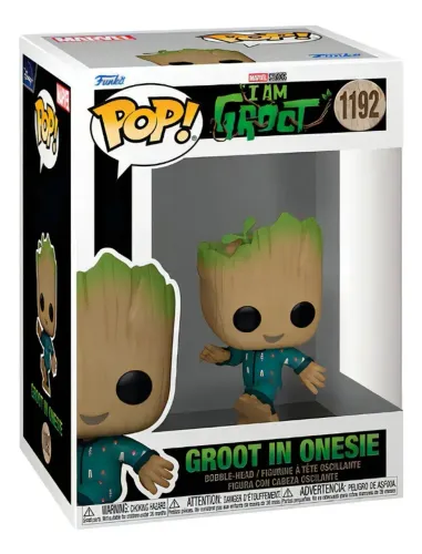Compatível Original Boneco de ação original Funko Pop Baby Groot #1192 I Am Groot Marvel