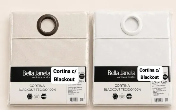CORTINA COM BLACKOUT PARA JANELA