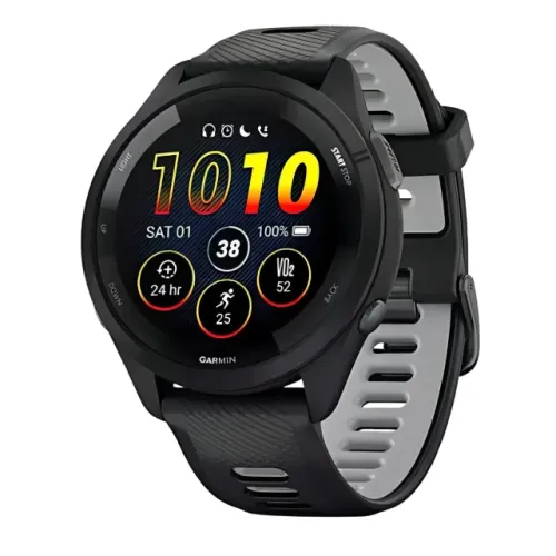 Garmin Forerunner 265 Music - Relógio Monitor Cardíaco Tela AMOLED