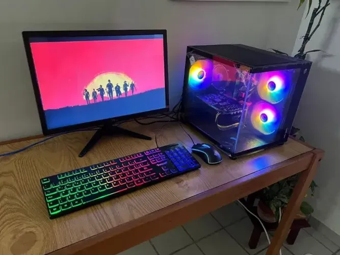 PC completo i5 3470 3.20ghz+rx550+16gb RAM*ACOMPANHA PERIFERICOS*