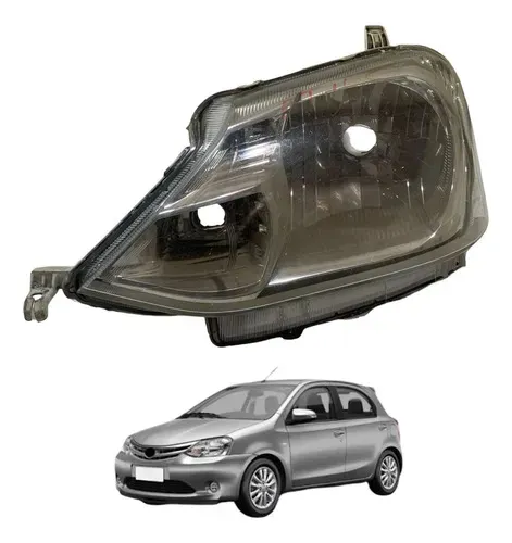 Farol Esquerdo Foco Duplo Toyota Etios 2013 A 2019 Esquerdo/motorista