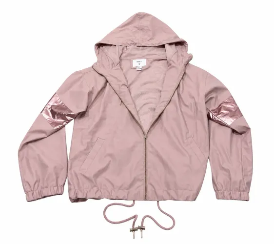 Jaqueta Corta-Vento Forever 21 Rosa