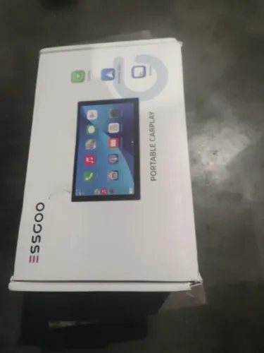 Tela Automotiva ESSGOO 9 Polegadas - CarPlay e Android Auto Portátil (Novo na Caixa)<br>