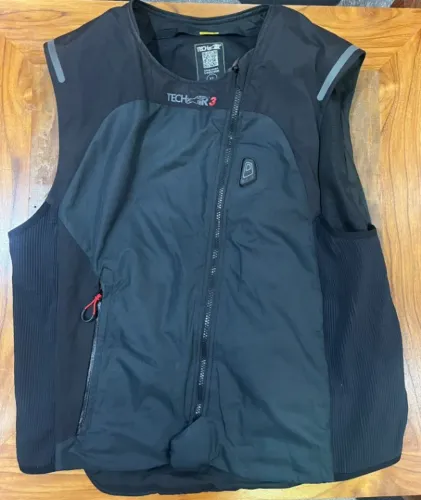 Colete Alpinestars Tech-air 3 V2 Preto Ajustável