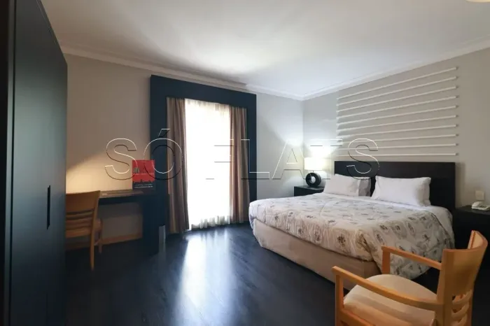Studio na Paulista com vaga e serviços de hotel perto do metrô Consolação