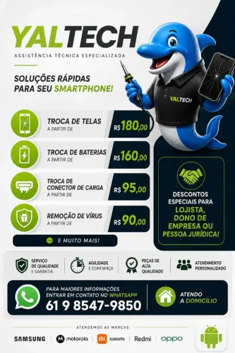 Bateria de celular à partir de R$160,00
