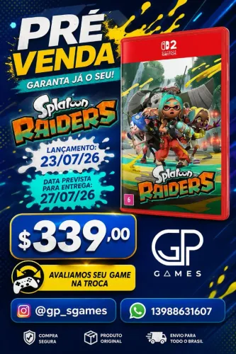 Splatoon Raiders - Pré venda - avalio seu game