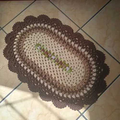 Tapetes de crochê