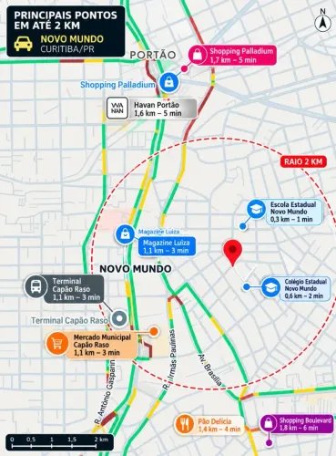 Terreno com dois sobrados ZR3 Proximo ao terminal Capão Raso