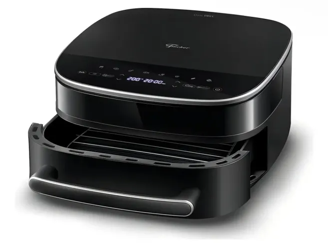 Fritadeira elétrica Fischer Air Fryer Dual Grill 6L