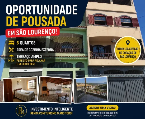 Casa à venda na Rua Ludgero fernandes de Oliveira, Porta-do-Céu, São Lourenço - MG