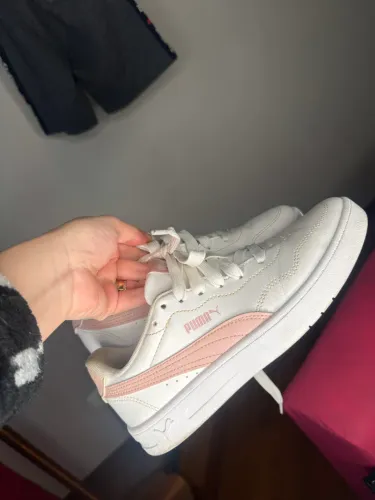 Tênis puma branco e rosa 36