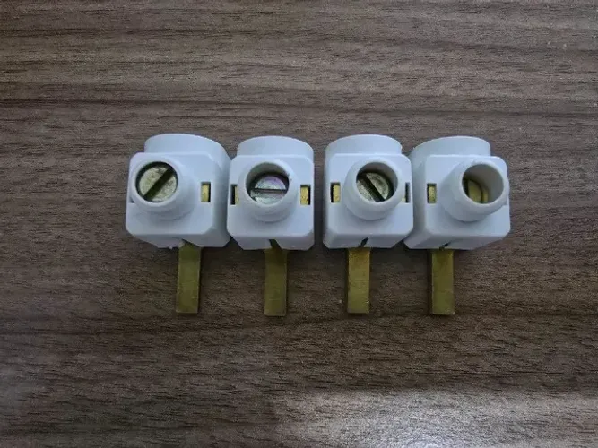 4 Conectores Elétricos Steck SCF-1000 para Cabo 25mm² - Novos