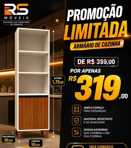 Armário Multiuso em MDF