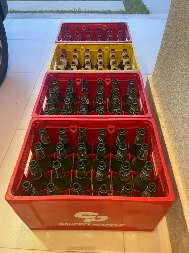 Caixas de cervejas de 600 ml