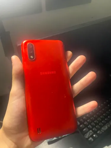 Celular Samsung A01 Vermelho