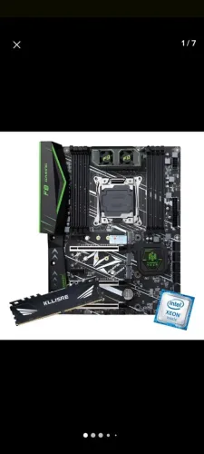 Vende-se kit com placa mãe, memória ram, processador e coller box 