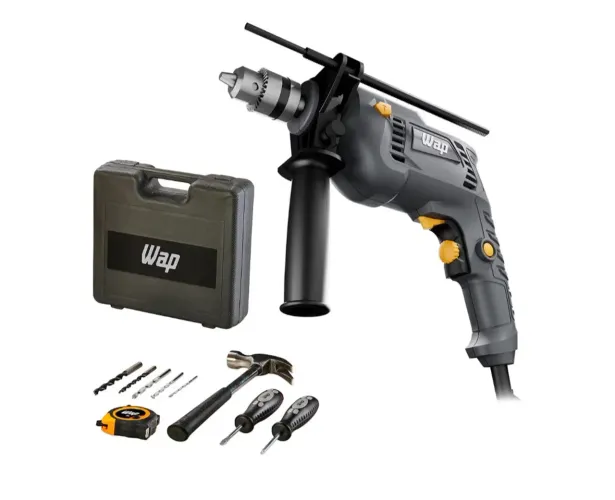 PARAFUSADEIRA / FURADEIRA WAP 220V COM MALETA E ACESSÓRIOS
