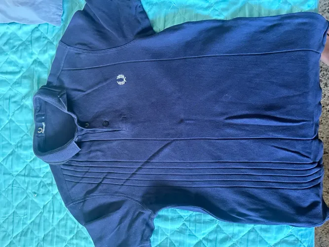 Camisa polo azul marinho fred perry original 