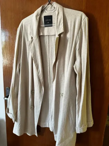 Blazer feminino Youcom bege cru tam. M novo