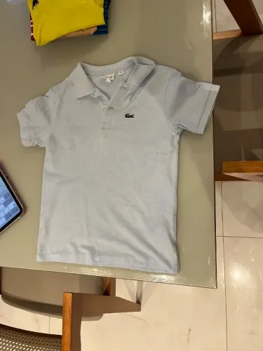 Camisa polo Lacoste infantil ORIGINAL - tamanho 10