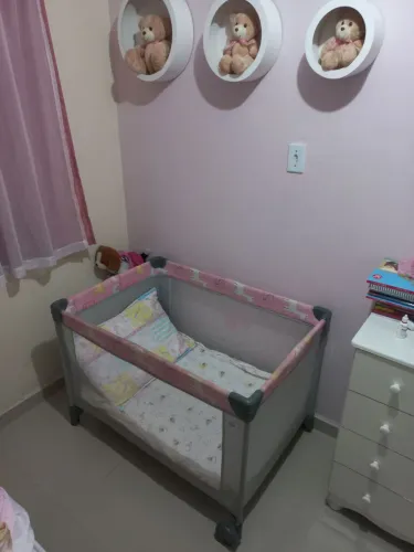 berço cercadinho completo com o colchão 