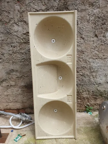 Tanque usado de fibra se detales