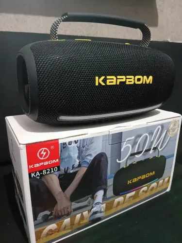 CAIXA DE SOM KAPBOM 50W KA-8210 - SOM POTENTE PRA SUA FESTA*