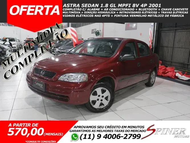 Chevrolet Astra GL Milenium 1.8 MPFI 4P 2001