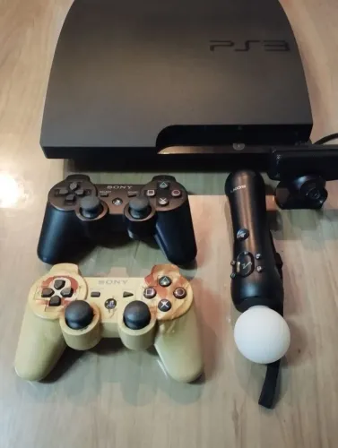 Playstation 3 Slim completo mais move !!!!