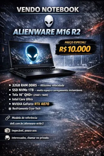 Notebook Alienware M16R2