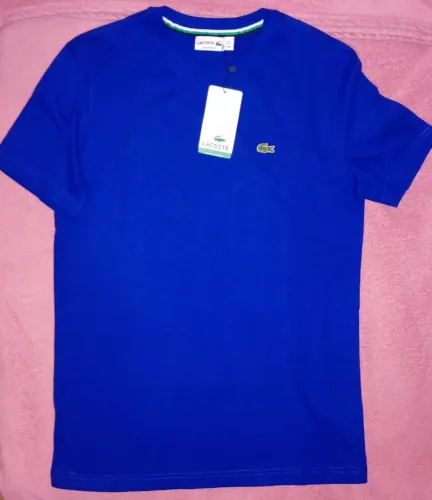 Camisa LACOSTE Tam.G Azul 